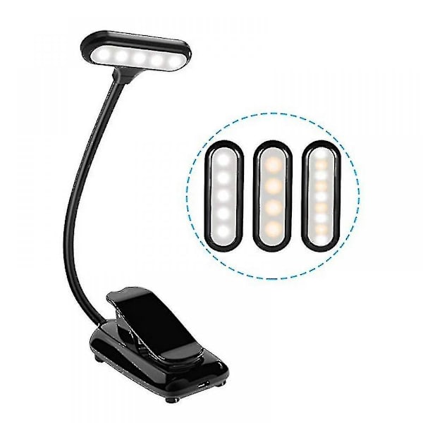 Mini kannettava kirjalampun, Led-musiikkileikkurilamppu, Lukemisen silmäsuojaleikkurilamppu, Usb-latausleikkurilamppu [DB]