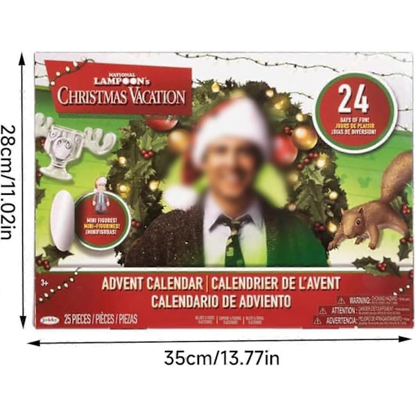 National Lampoon's juleferie adventskalender 2024, juleferie julekalender 2024, juleferie Griswold figur DB