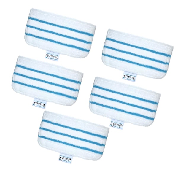5-pakks Moppeputerstatninger for Black + Decker Dampmopp FSM1610/ FSM1630 Vaskbare Moppeduter Tilbehør [DB] 5 pcs