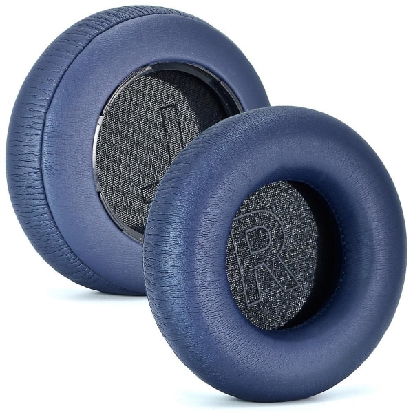 Myke proteinlær øreputer for B&o Beoplay H9 3. generasjon 3 hodetelefoner {DB Blue