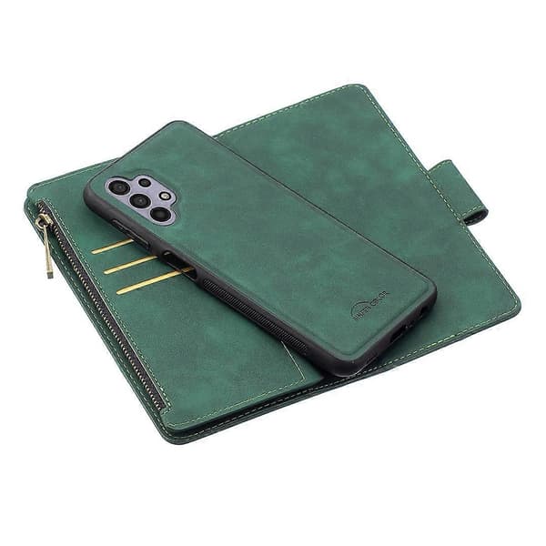 Læder Etui Til Samsung Galaxy A32 5G [DB] Green