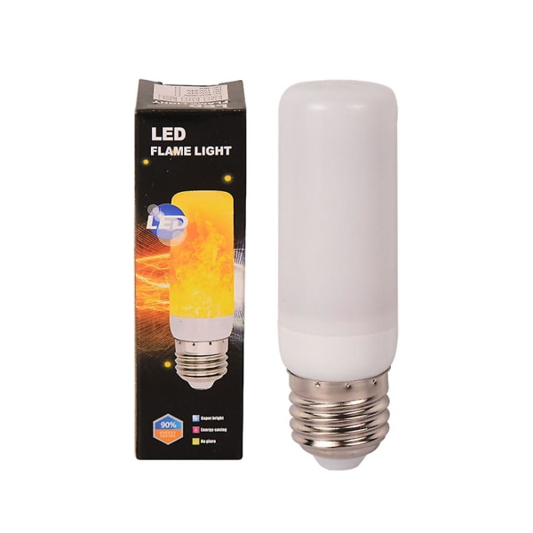 1/5 LED flammepære med 3 lystilstande til indendørs og udendørs brug [DB] 5PCS