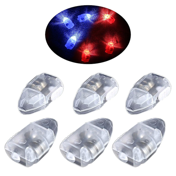 50 stk LED Ballonlys med Afbryder Farveskiftende Batteridrevet Lysende Lanterne Væge Fest Mini Lam {db} BlueprintChampagne