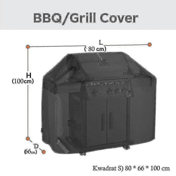 5 Kokoa Vedenpitävä BBQ Grillin Suojus [db] 80*66*100cm