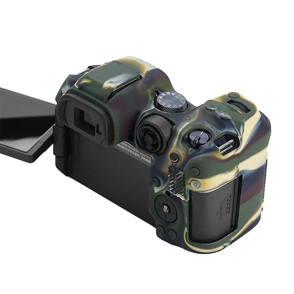 Kamerabeskyttelsesveske Passer for R7-kamera Silikonetui R7 Slr Kamerabeskyttelsesveske Camouflag