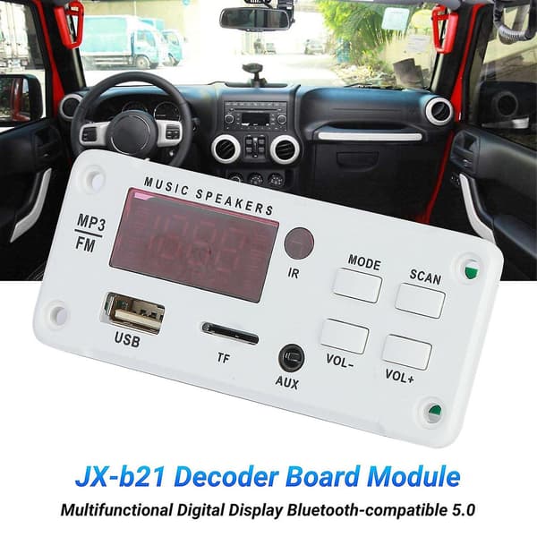 JX-b21 Dekoderkortmodul Digitalt display Bluetooth-kompatibel 5.0 Understøtter USB TF FM MP3 Audio Dec[DB]