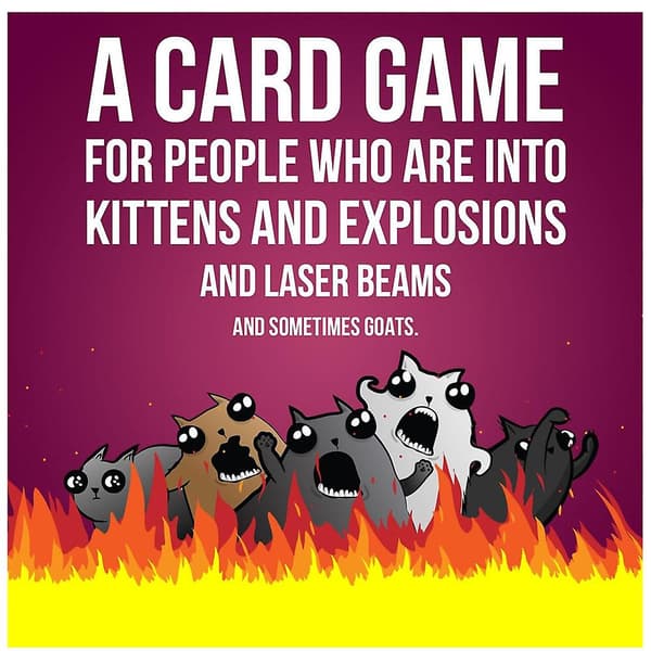 Exploding Kittens Party Pack av Exploding Kittens - Kortspel för Vuxna, Tonåringar & Barn - Roliga Familjespel - Ett Rysk Roulette Kortspel [db]