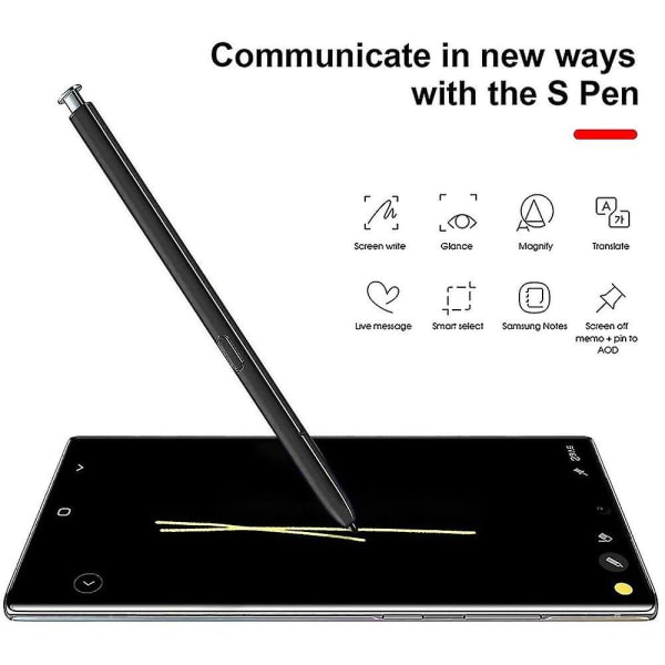 Egnet til Samsung Note10+plus Pro Stylus Magnetisk Pen