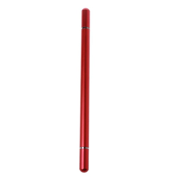 Stylus Pen Glatskrivning Universal Aluminiumslegering bærbar blyant til tablet Jikaix Red