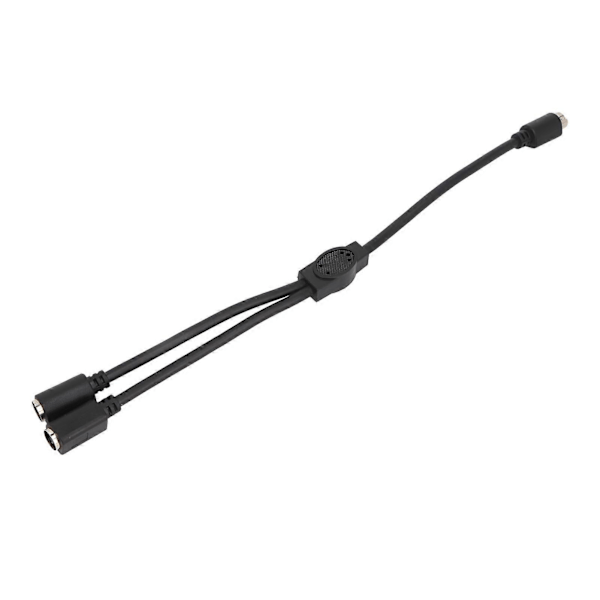 MINI DIN 6-nastainen uros - 2 MINI DIN 6-nastainen naaras -kaapeli, kaksoissuojaus, MINI DIN 6-nastainen jakokaapeli 0,3 m [Db]