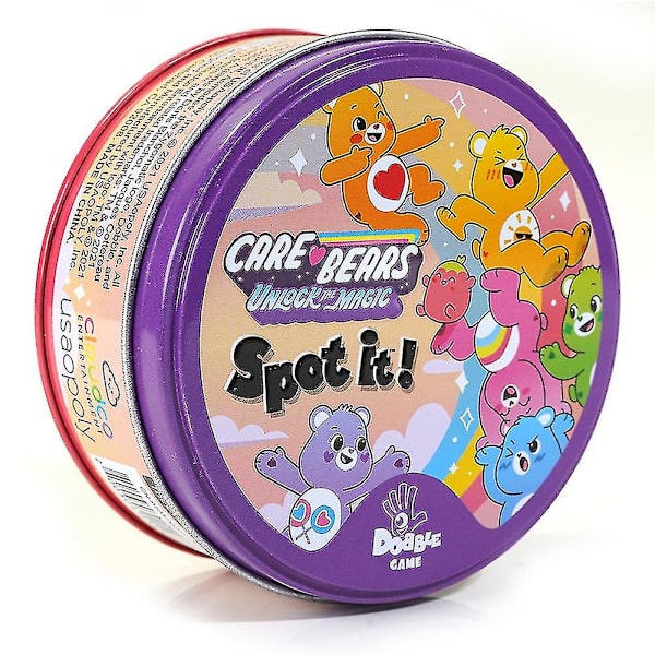 Tegneserie Spot It Matchende Kortspill Logisk Resonnering Trening Brettspill Gave Til Barne-Dagen {db} care bears