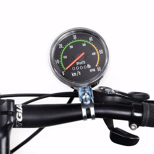 Mekanisk cykel speedometer klassisk mountainbike computer vandtæt cykel kilometertæller stopur cykel tachometer