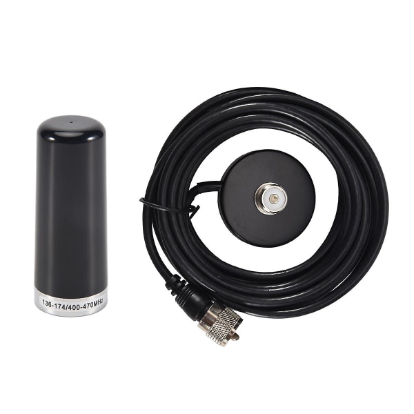 Oppxun Mini Dual Band Vhf Uhf -n2rs Antenne Med Magnetisk Montering 5m Rg316 Kabel Til Bil Køretøj Mobil Radio