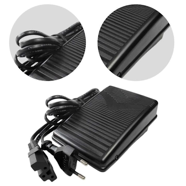 FOR HUSQVARNA VIKING Huskylock 340D,341D 3400 #30990 FOTKONTROLL PEDAL+Ledning [DB] B 110V two flat plugs