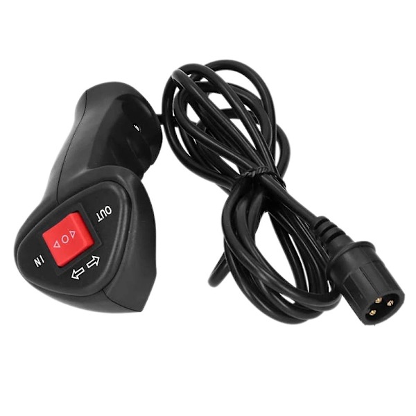 Universal Elektrisk Vinschkontroll Fjärrkontroll med 9,2 fot Kabel Passar för Off [DB] black