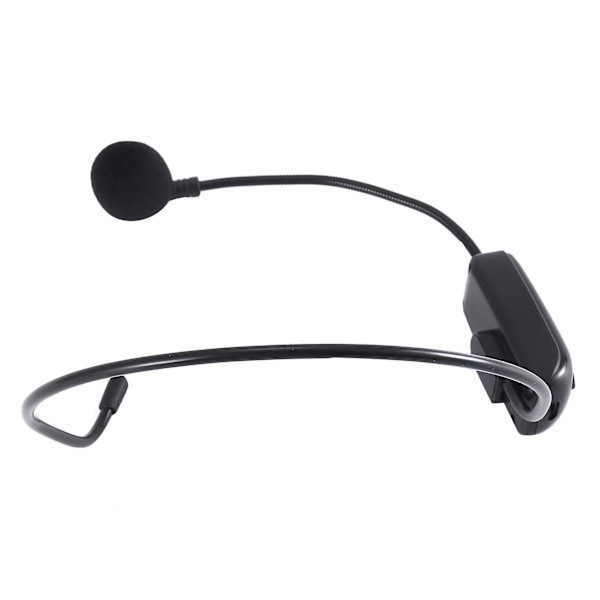 Trådlös Mikrofon Radio FM Headset Handsfree Mic för Högtalare Undervisning Turguide Försäljning Promotion {Db} Black
