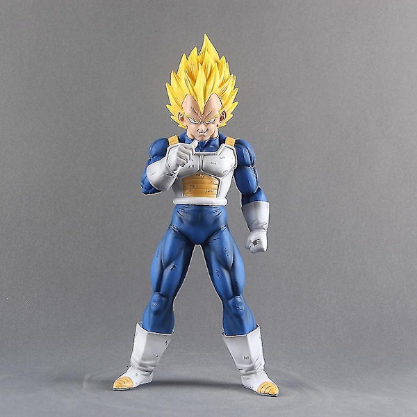 27cm Dragon Ball Z Majin Vegeta Anime Figur Självförstörelse Dbz Super Saiyan Actionfigurer Pvc Statyett Figur Modell Leksaker Present Db NO box 30cm High quality