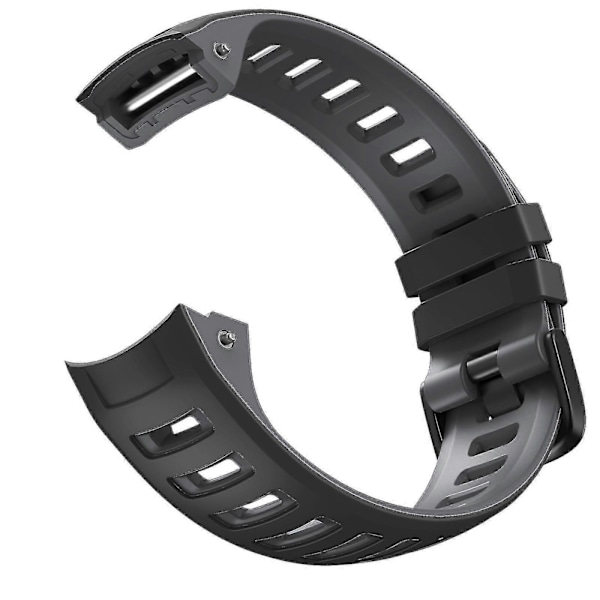 Til Garmin Instinct Silikone Urrem [DB] Black Grey