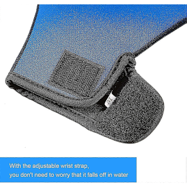 2-pack Simhandskar Vatten Simträning Handskar Neoprenhandskar Simhud Fitness Vattentäta Träningshandskar Simning Dykrem Handled db