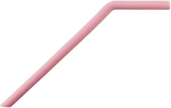 Silikonsugrör Silikonsugrör 2-pack Återanvändbara hopfällbara sugrör i silikon Bärbart sugrör rosa[DB]