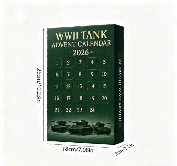 WWII TANK Julekalender Blind Box