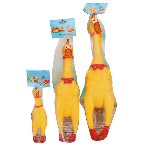 Gummi kyckling / kläm kyckling, Prank Novelty Toy Db S