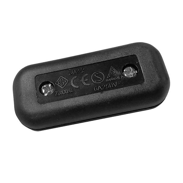 2 kpl Bi-pole Inter Toggle -kytkin 6a 250v Toggle -kytkin Himmennin/lamppukytkin, Musta