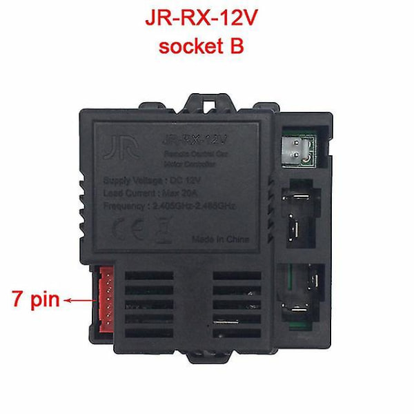 Jr-rx-12v Barner Elektrisk Bil Bluetooth Fjernkontroll Mottaker, Jevn Start Kontroller Jr1958rx Og Jr1858rx/jr1738rx [DB] JR-RX-12V B