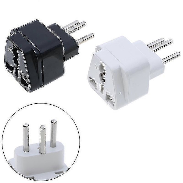 Universal UK/US/EU til Sveits Sveitsisk AC Strømplugg Reiseadapter Konvertere db Black