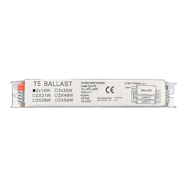 Teollinen T5-loisteputkivalaisimen elektroninen sytytin [DB] 1x35W