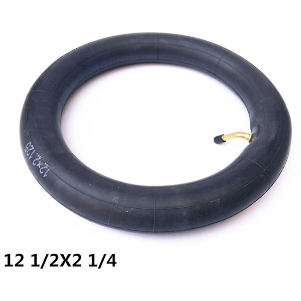 2x 12 1/2x2 1/4 Innerslangar Däck Cykeldäck Punkteringssäkra Cykel Innerslang Bred Utomhus [db] Black