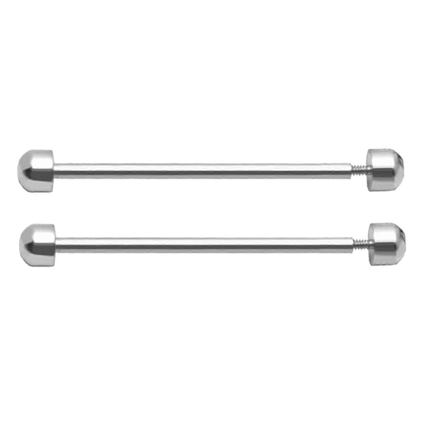 1 Par Urremme Skruepinner for Smartklokke Armbånds Lås Spenne Friksjon Tub db Silver 22mm