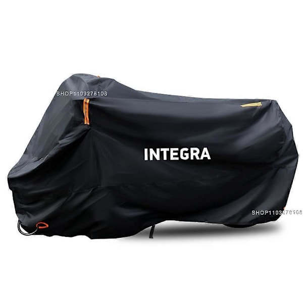 Motorcykelöverdrag Vattentätt Utomhus Alla Säsonger Dammtätt UV-skydd Moto Scooter Regnskydd för HONDA Integra NC 700 NC 750 D [Db] Black L for 180cm