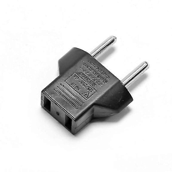 Strømstik adapter konverter europæisk stik USA til EU stik adapter elektrisk oplader stik [DB] US to EU