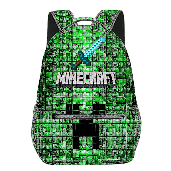 Minecraft skolväskor för grundskole- och gymnasieelever - Ryggsäckar för barn - Ryggsäckar för grundskoleelever DB 6