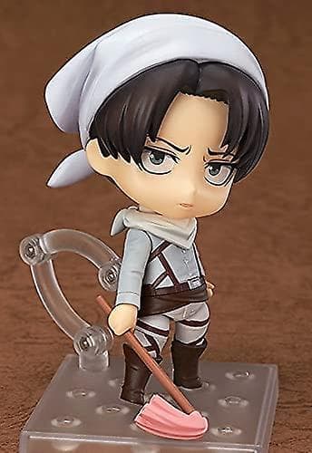 Attack On Titan Levi Ackerman Clearance Figur Anime Chibi Utsøkt Actionfigur Db