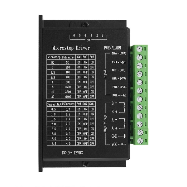 Tb6600 Stepper Motor Driver, 4a 9-42v 32 Segment, Nema 17/23/34 Stepper Motor Driver, Lämplig för 42/57/86 Stepper Motor, Uppgraderad Version-1pcs,98*71