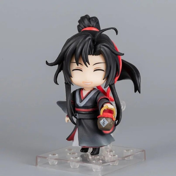 10cm Modaozushi Figur Wei Wuxian Lan Wangji Yilinglaozu Pvc Action Figur Modell Kawaii Samlarobjekt Leksaker Db 1190  in box