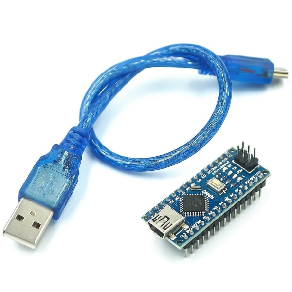 Arduino Ch340 USB-ohjain 16mhz Atmega328p (Mini USB -hitsaus) Nano Mini / Type-c / Micro Usb -yhteensopiva punainen ohjain Bootloaderilla