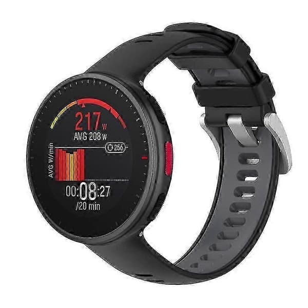 Polar Vantage V2 Silikone Urrem [DB] Black Grey