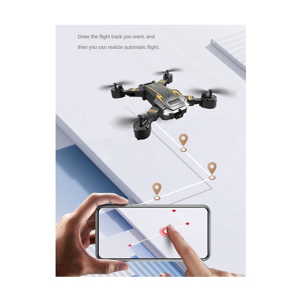 Ingen kamera sammenfoldelig drone-fjernbetjening Flylegetøj med automatisk forhindrings-undgåelsesfunktion Fo