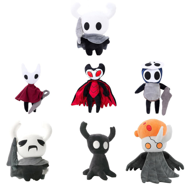 DB Hollow Knight Plysj Leke Spill Hollow Knight Plysj Figur Dukke Fylt Myk Gave Leke For Barn Gutter Jenter Jul 3-6 År B