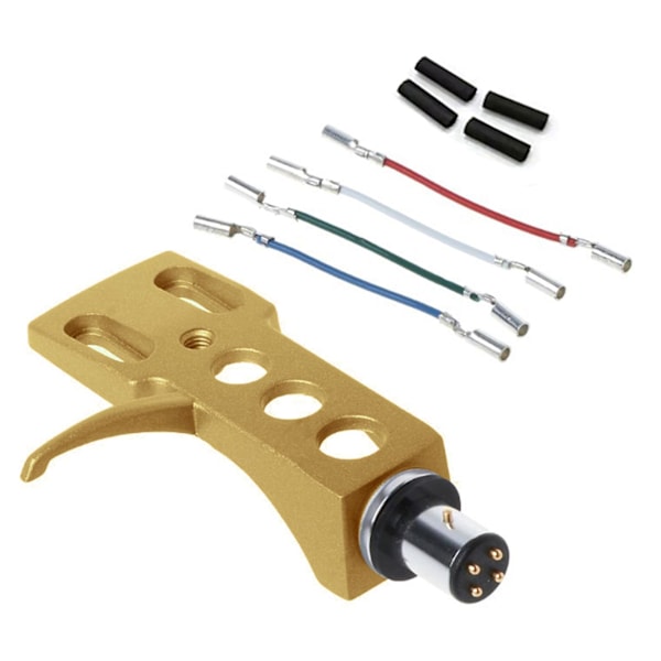 Turntable Headshell Mount Universal Phono Cartridge Replacement Phonograph db Gold
