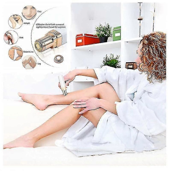 4 stk. Fejlfri H Fjerner Udskiftningsblad Finishing Touch Epilator [db]