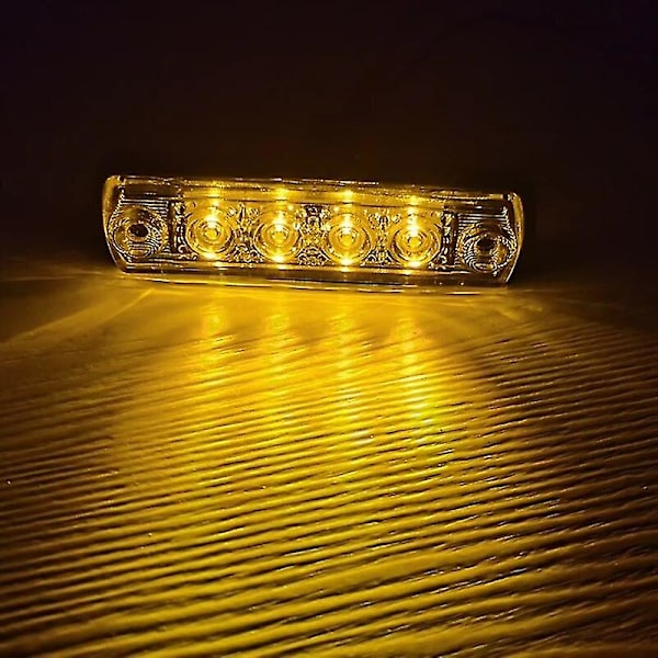 2 stk. 24V LED solskjermlys for MAN TGX TGL TGS lastebil Solskjermlampe OEM 81252606121 Man førerhuslys [DB] 2Pcs Amber A