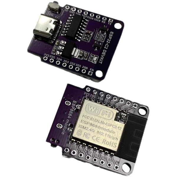 Mini Esp32-c2 utvecklingskort inbyggd Espc2-12 modul ersätter Esp8266 Esp-12e/f utvecklingskort