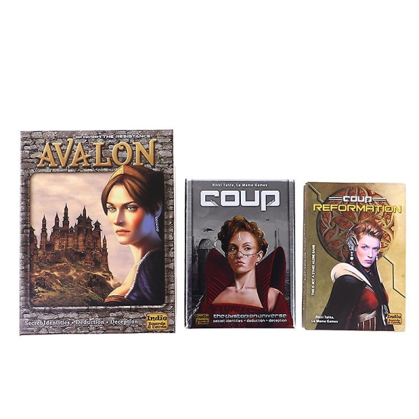 The Resistance Avalon Board Game Party Family Game Boards Cards Coup Reformation [DB]