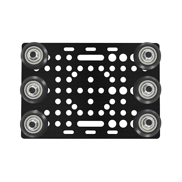V-spår Portalplatta Set 20-80mm Med V-spår Solid V Hjul Kit För Profiler Cnc Maskin Del 3d Prin