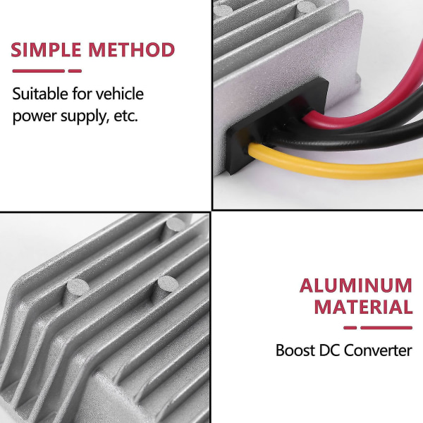 12v till 24v 15a 360w Dc Dc-omvandlare 360w Dc-omvandlare  [dB} As shown