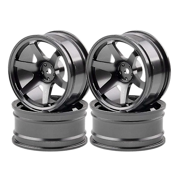 4p Aluminum Alloy6 Spoke Wheel Rim,grey [DB]